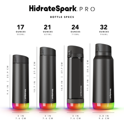 Hidrate Spark PRO Smart Waterfles, 620 ml