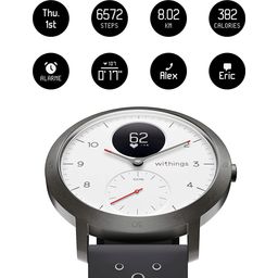 Withings Hybrid Smart Watch Steel HR Sport - bianco