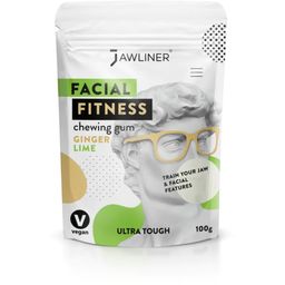 Jawliner Fitnes žvečilni gumi - Ingver - limeta