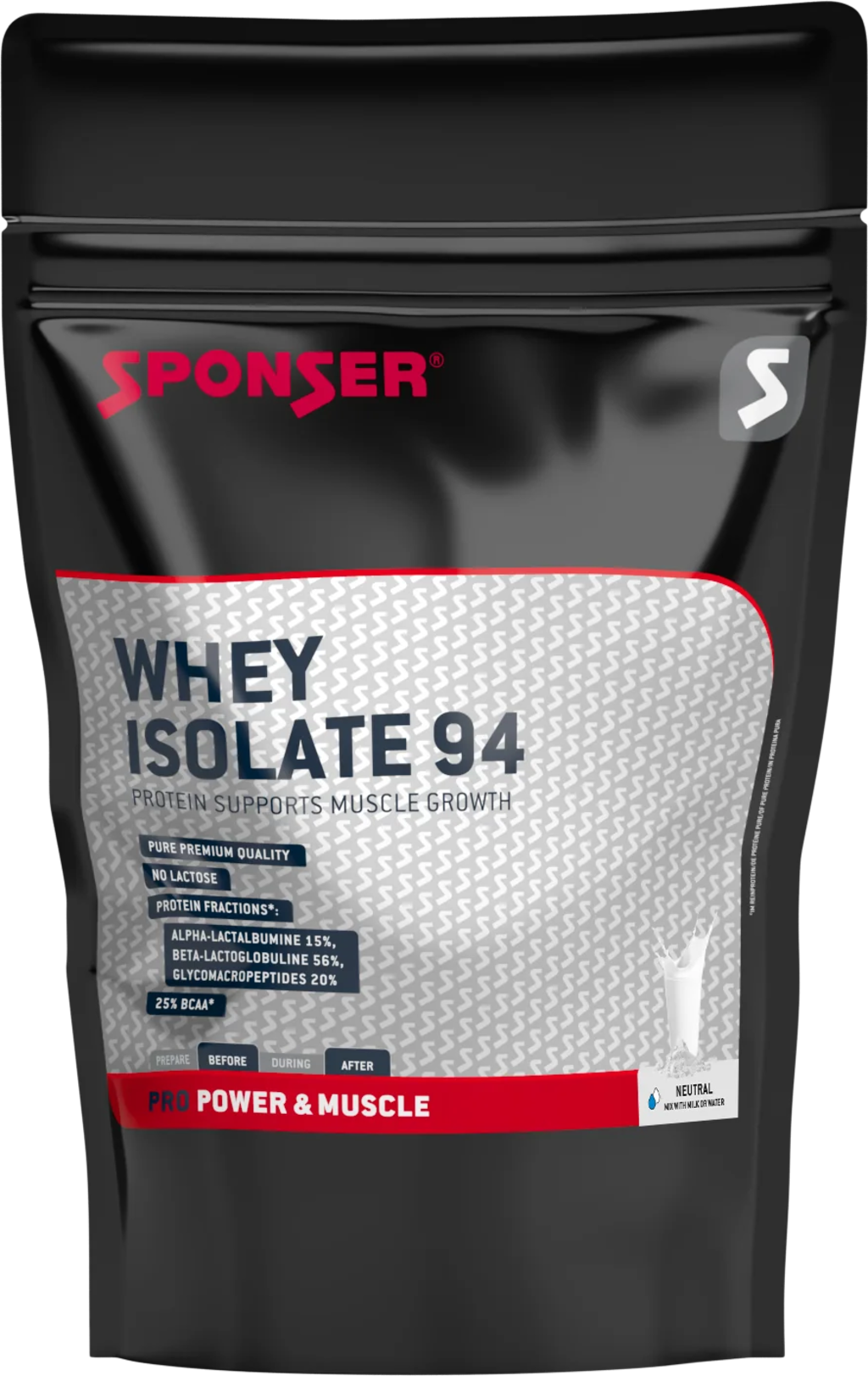 Sponser® Sport Food Whey Isolate 94 Bag - Neutral