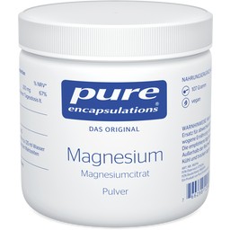 pure encapsulations Cytrynian magnezu w proszku - 107 g