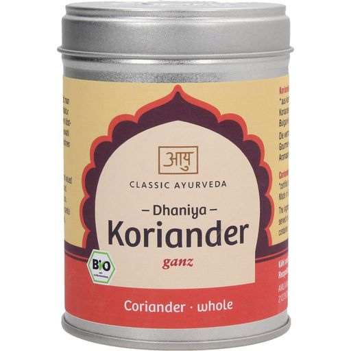 Classic Ayurveda Organic Coriander - Whole - 60 g