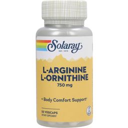 Solaray L-Arginine & L-Ornithine - 50 capsules