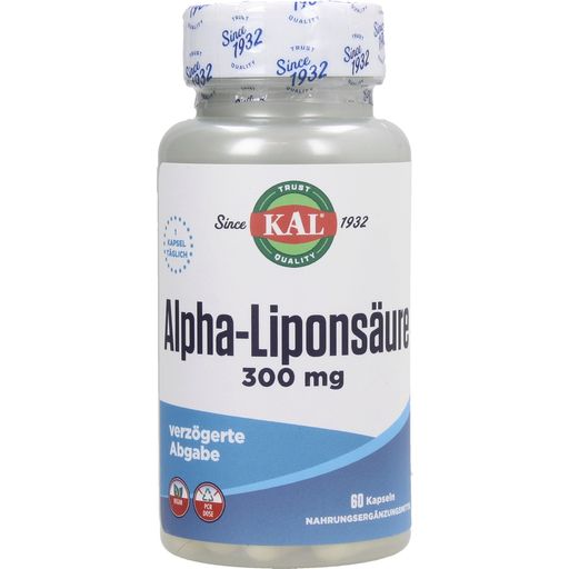 KAL Ácido α-Lipoico 300 mg - 60 cápsulas vegetales