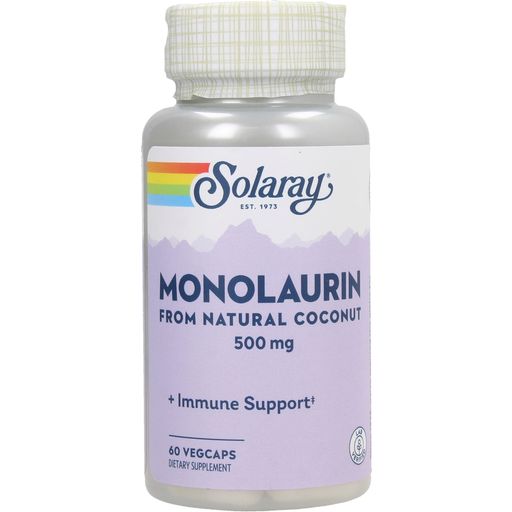 Solaray Monolaurin Immune System Support 500 mg - 60 Vegetarische Capsules