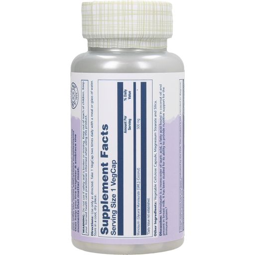 Solaray Monolaurin 500 mg Kapseln - 60 veg. Kapseln