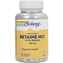 Solaray Betaine HCL 650 mg - 100 вег. капсули