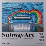 Printworks Пъзел - Subway Art Rainbow