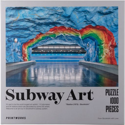 Printworks Puzzle - Subway Art Rainbow - 1 szt.