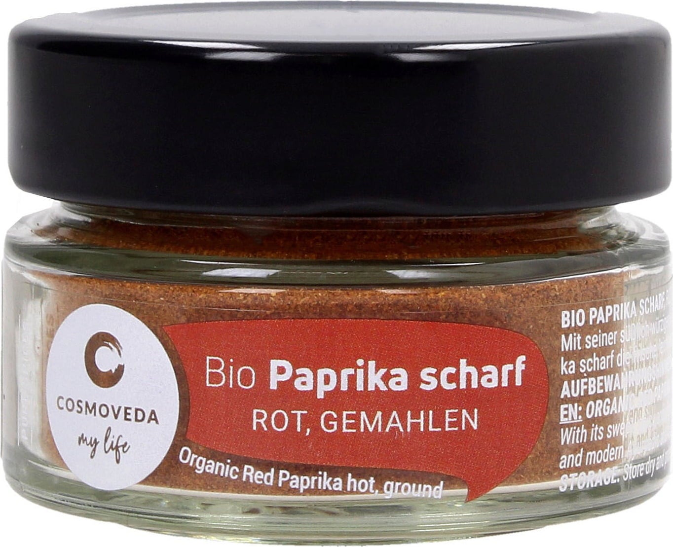 Mausteinen punainen paprikajauhe, luomu, 25 g