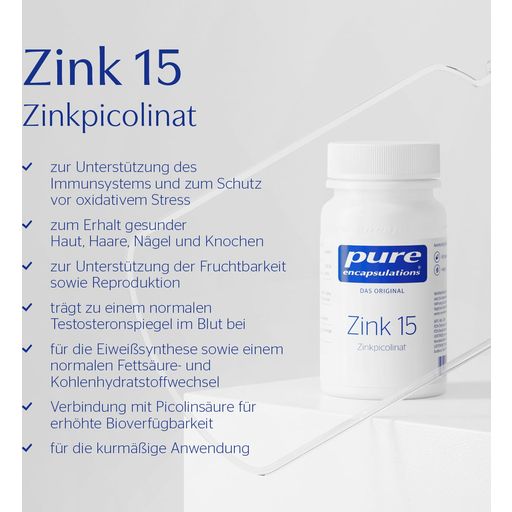 pure encapsulations Zink 15 - 60 Kapseln