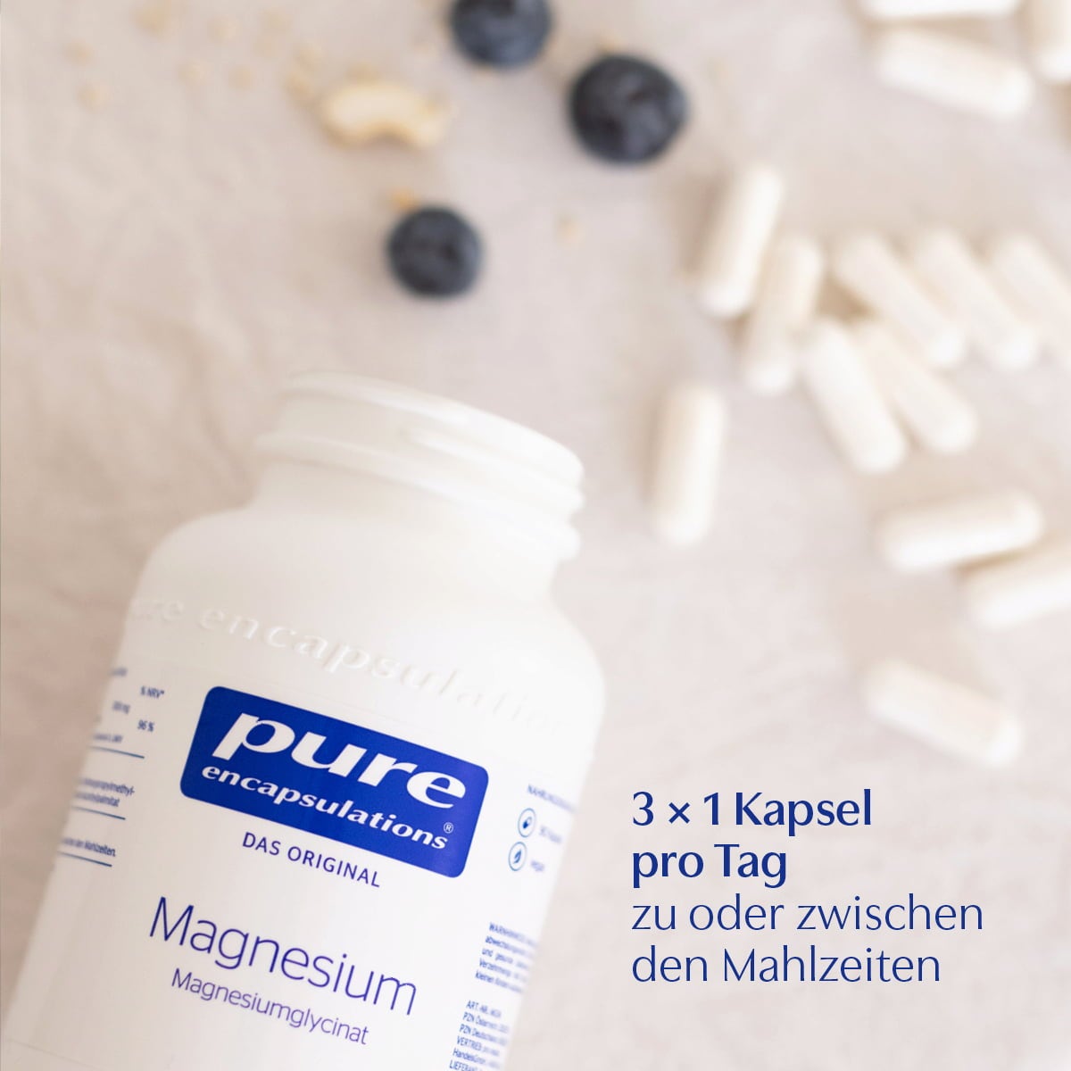 pure encapsulations Magnesium (Magnesiumglycinat) - 180 Kapseln