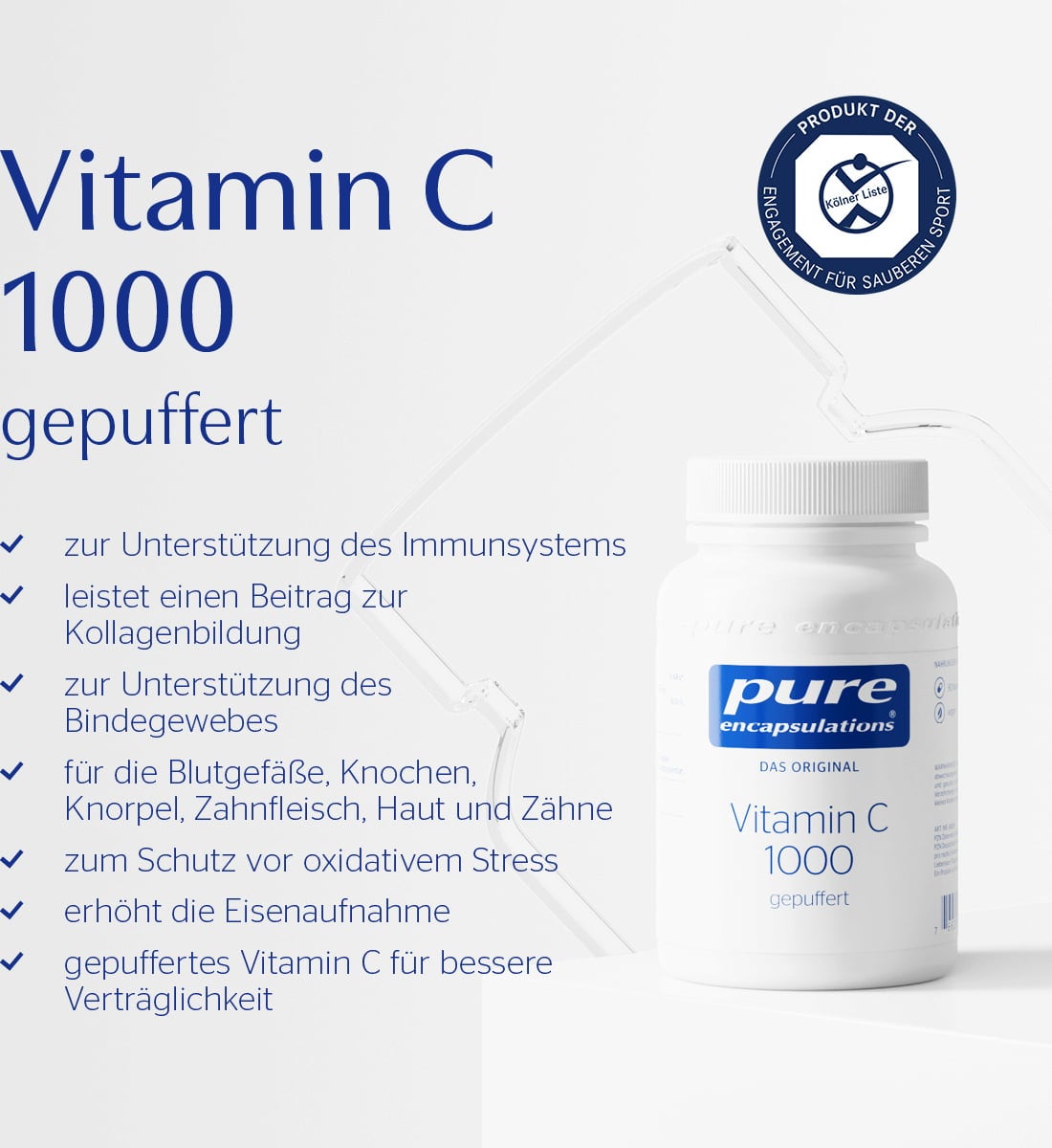 pure encapsulations Vitamin C 1000 - 250 Kapseln