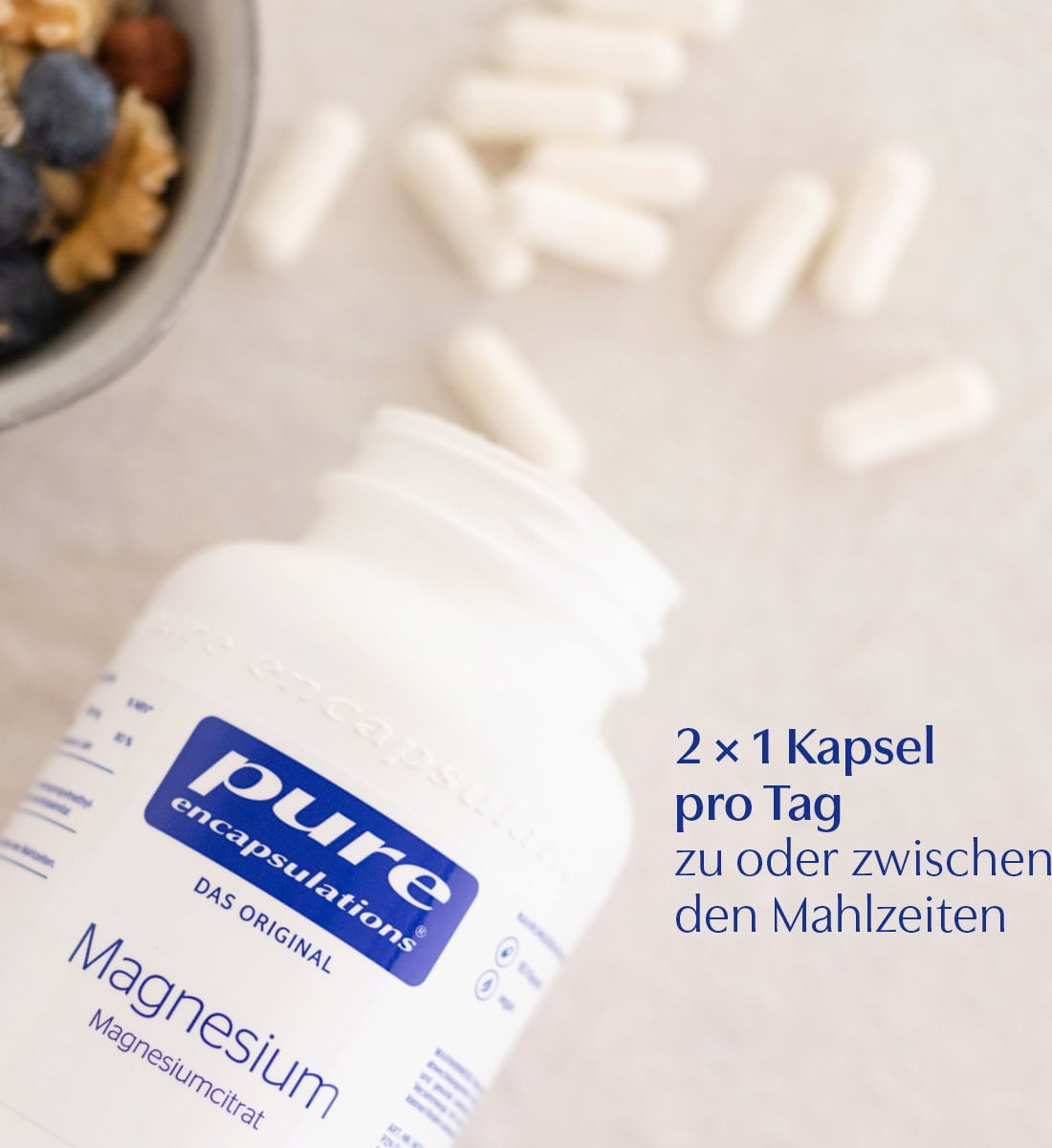 pure encapsulations Magnesium (Magnesiumcitrat) - 180 Kapseln