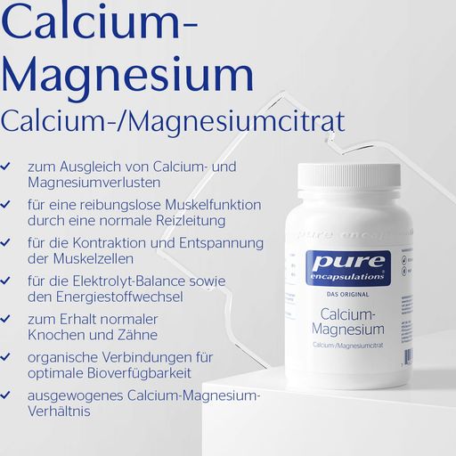pure encapsulations Calcium-Magnesium (Citrat) - 90 Kapseln