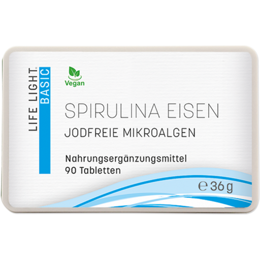 Life Light Järn Spirulina, jästfri - 90 Tabletter