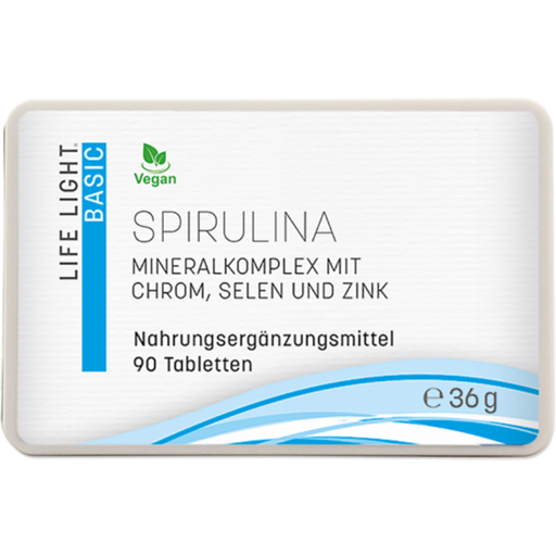 Life Light Spirulina Mineralkomplex  - 90 Tabletten