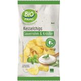 Organic Kettle-Cooked Chips - Sour Cream & Herbs