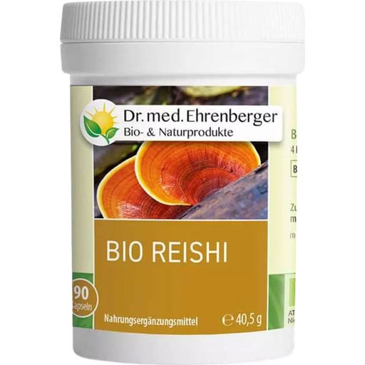 Dr. med. Ehrenberger Bio- & Naturprodukte Ekstrakt z Reishi bio - 90 Kapsułek