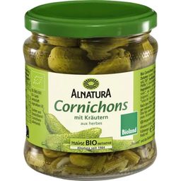 Alnatura Bio vložene kumarice z zelišči - 190 g