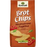 Bio chipsy z chleba, śródziemnomorskie z papryką