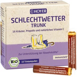 HOYER Huonon sään juoma Juoma-ampullit Luomu - 100 ml