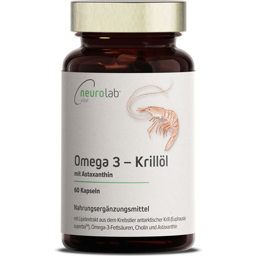 NeuroLab® Vital Omega 3 z krilového oleje - 60 kapslí