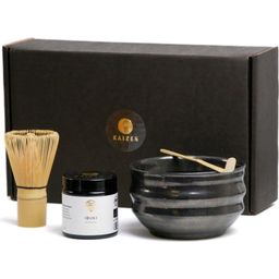 KAIZEN® Ibuki Bio Matcha Set - 1 set - s skodelico, metlico, žlico in 30 g matcha čaja v prahu