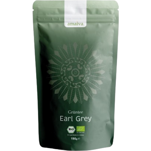 Amaiva Earl Grey bio zeleni čaj - 190 g