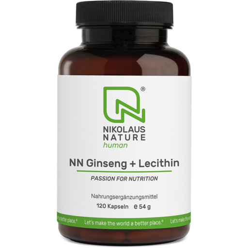 Nikolaus - Nature NN Ginseng + Lecithin - 120 Kapseln