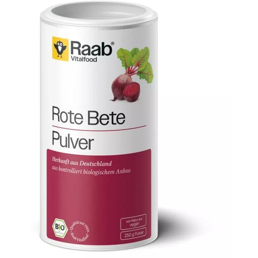 Raab Vitalfood Betterave Rouge Bio en Poudre - 250 g