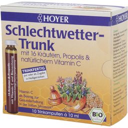 HOYER Organic Bad Weather Drink Ampoules