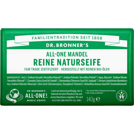 DR. BRONNER'S Almond Soap Bar - 140 g