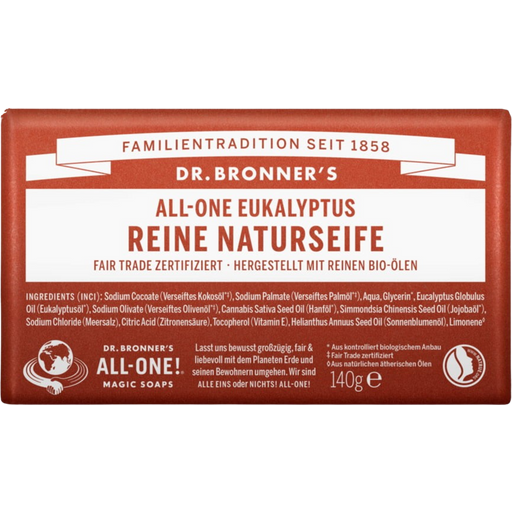 DR. BRONNER'S Eucalyptus Bar Soap - 140 g