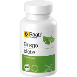 Raab Vitalfood GmbH Bio Ginkgo Biloba - 60 kaps.