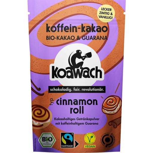 Koawach BIO Koffein-Kakao Pulver Zimtschnecke