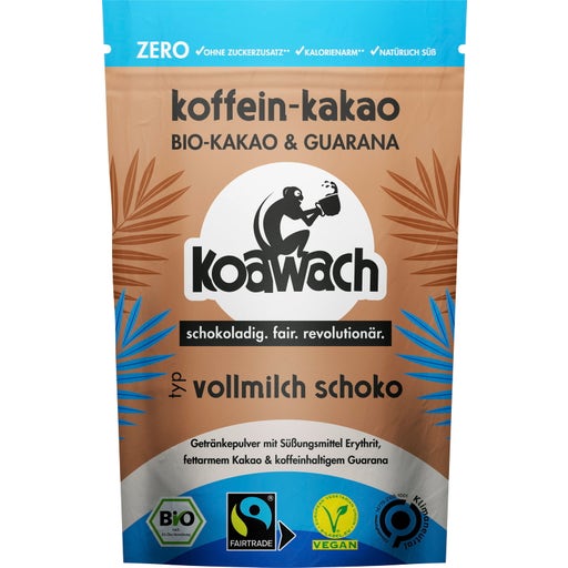 BIO Koffein-Kakao Pulver Vollmilchschokolade