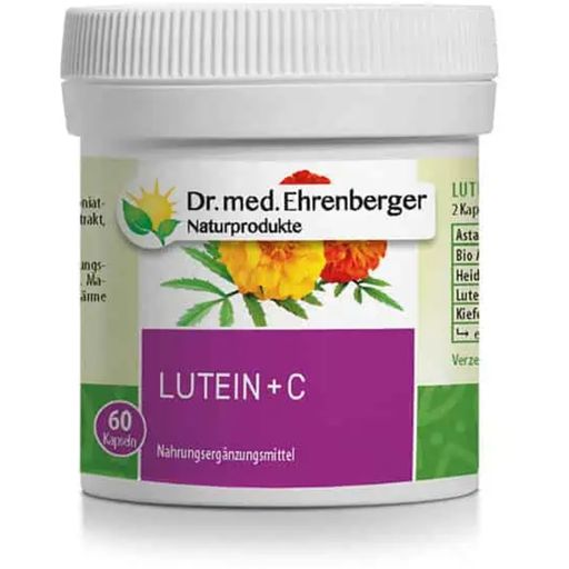 Dr. med. Ehrenberger Bio- & Naturprodukte Luteina + C - Capsule per Occhi - 60 capsule