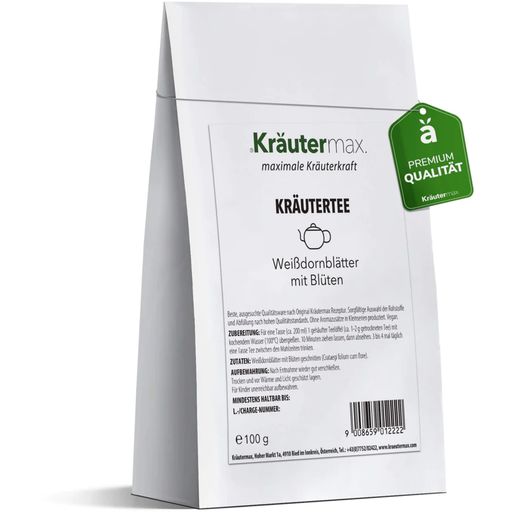 Kräutermax Bylinkový čaj s listami a kvetmi hlohu - 100 g