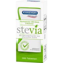 Kandisin Stevia in Tablettenform - Tischdose (300 Stück)