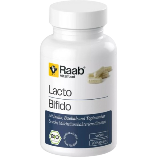 Raab Vitalfood LACTO + BIFIDO Bio - 90 kapselia