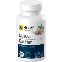 Raab Vitalfood Organic Lemon Balm Valerian - 60 capsules