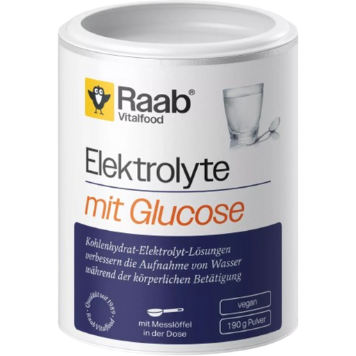 Raab Vitalfood GmbH Elektroliti z glukozo - 190 g