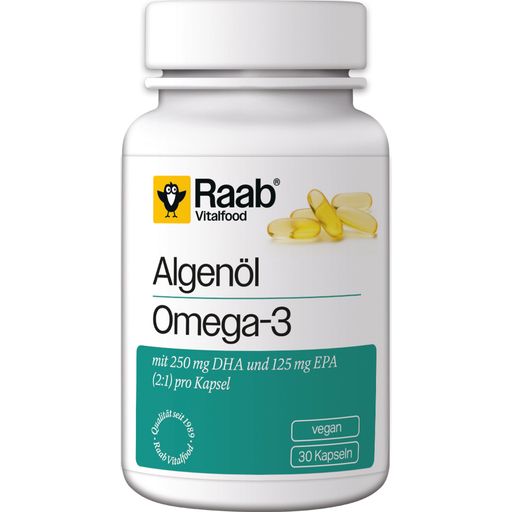 Raab Vitalfood Algae Oil Omega 3 - 30 capsules