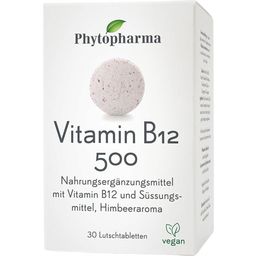 Phytopharma Witamina B12 500 - 30 Tabletek do ssania