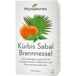 Phytopharma Kürbis Sabal Brennnessel - 100 Kapseln