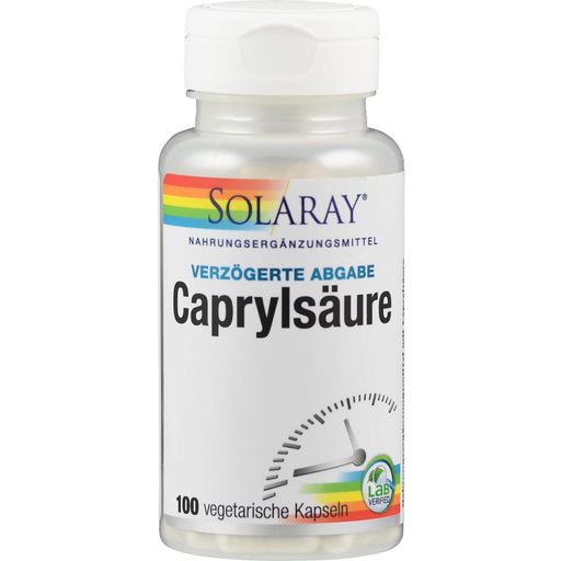 Solaray Caprylic Acid - 100 capsules