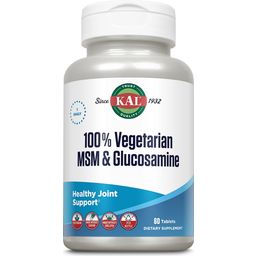KAL 100% Vegetarian MSM & Glucosamine - 60 tablets