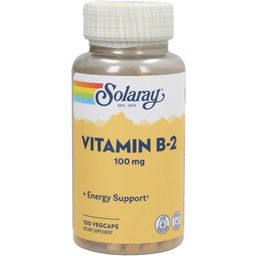 Solaray Vitamin B2 Kapseln - 100 veg. Kapseln
