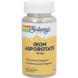Solaray Ferro Asporotato - 100 capsule